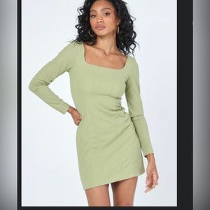 Princess Polly Mini Green Dress